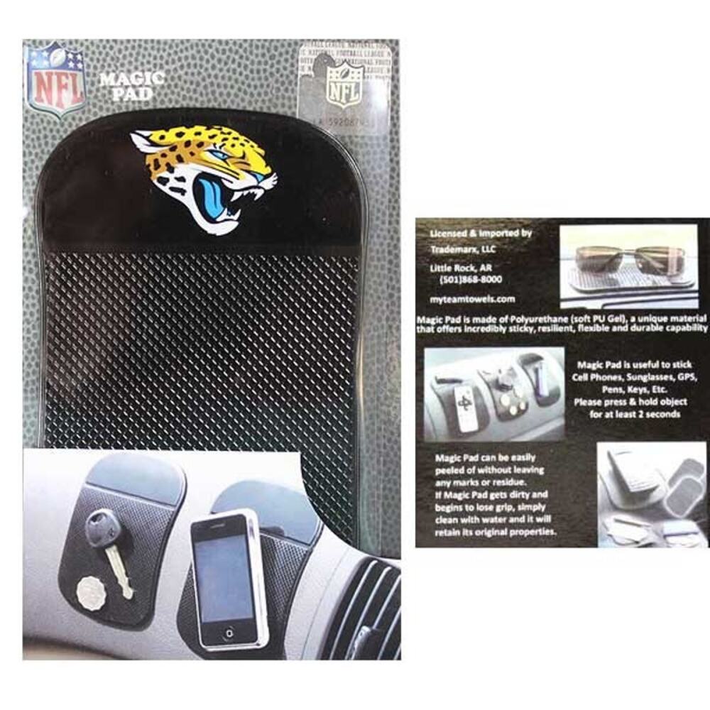 NFL Jacksonville jaguars Magic Pad Auto Dash Holder Truck New Interior